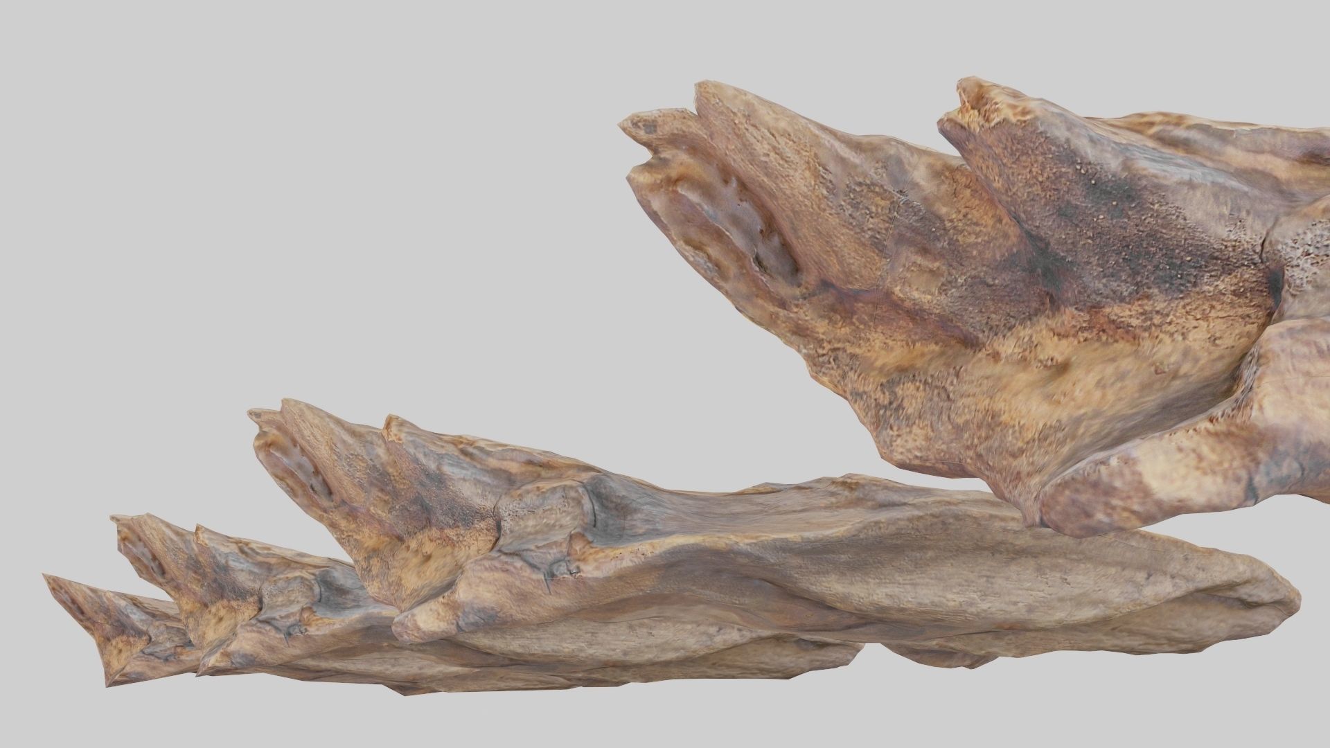 PSWooden006 scanned Wood chip Low-poly 3D model_10