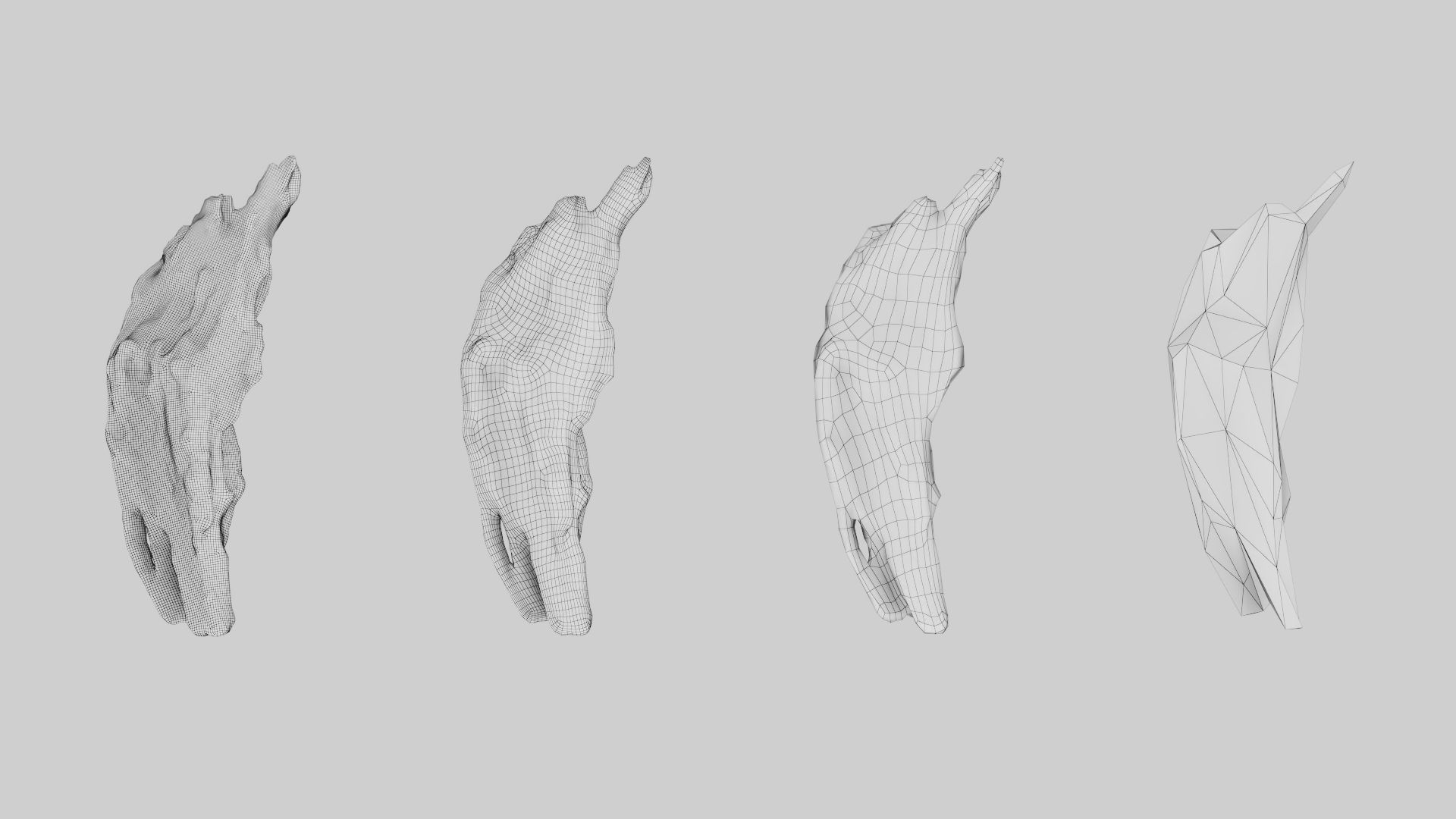 PSWooden006 scanned Wood chip Low-poly 3D model_11