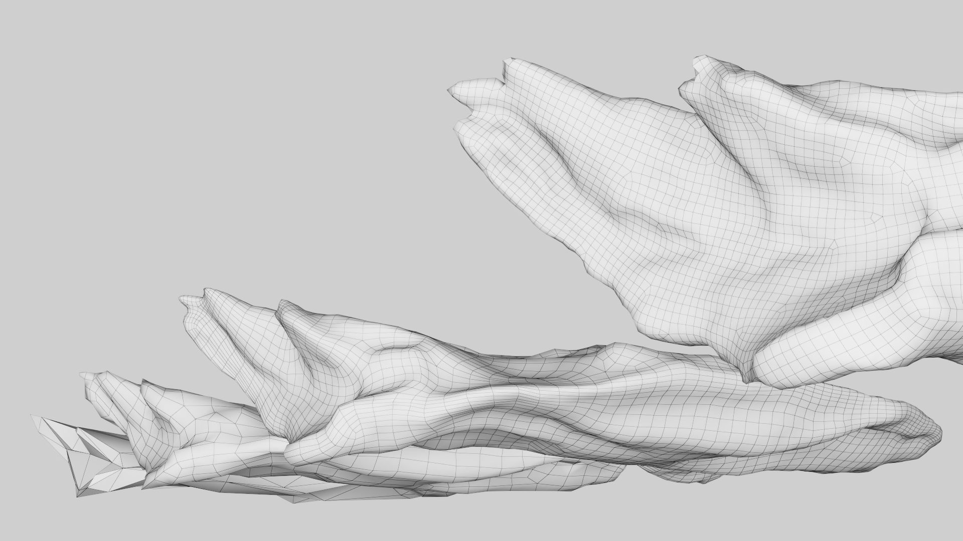 PSWooden006 scanned Wood chip Low-poly 3D model_20