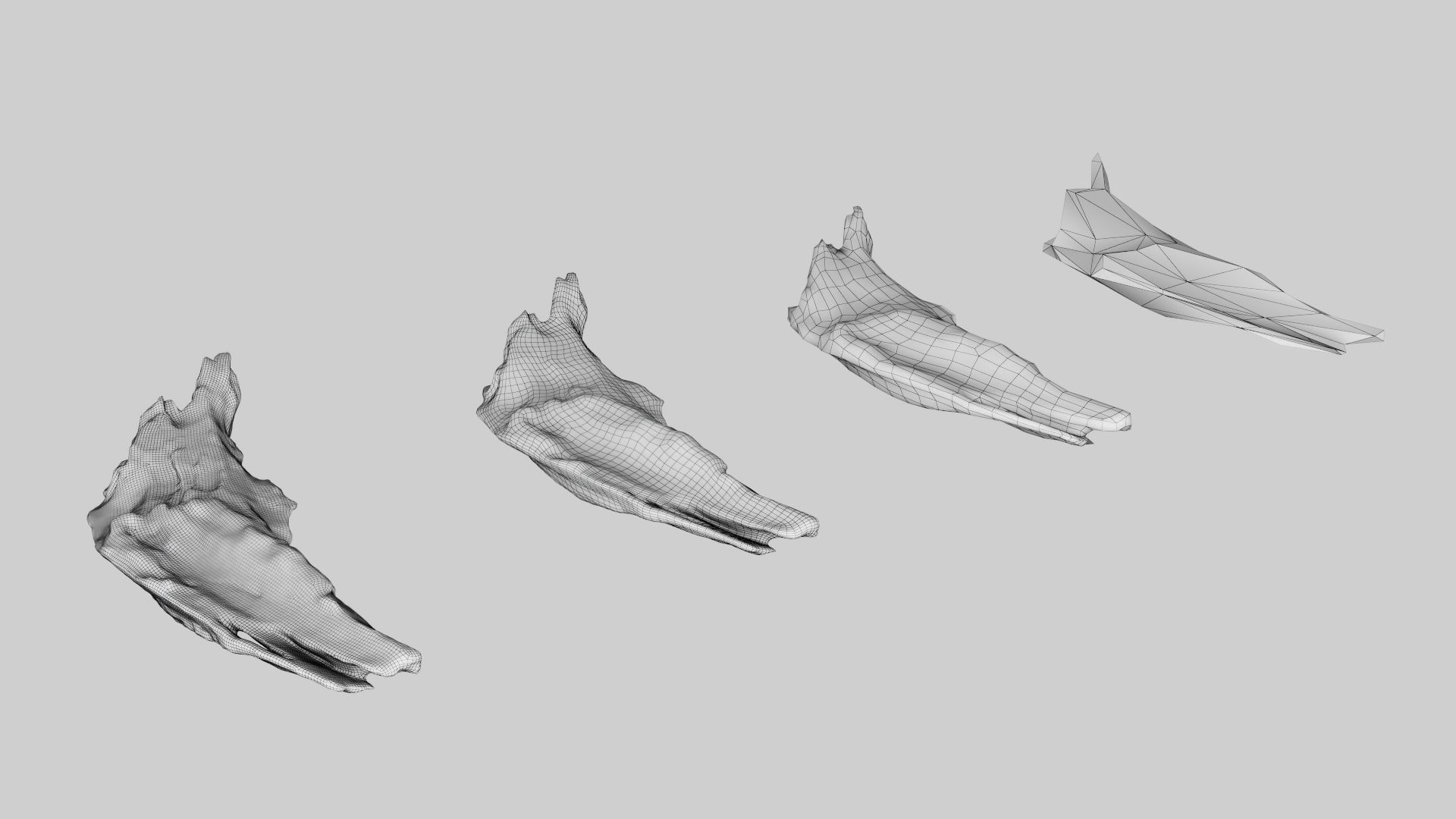 PSWooden006 scanned Wood chip Low-poly 3D model_13