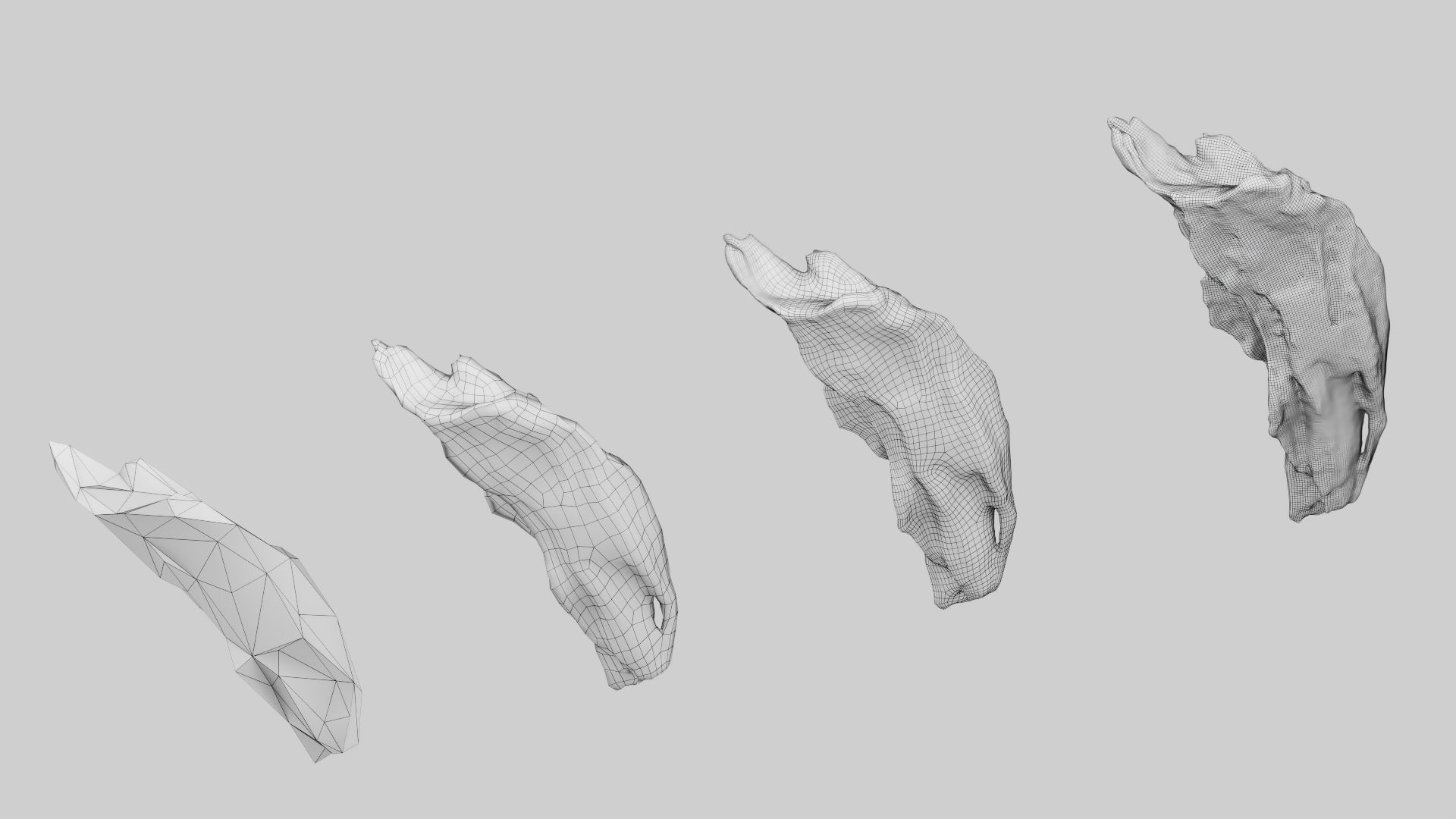 PSWooden006 scanned Wood chip Low-poly 3D model_18