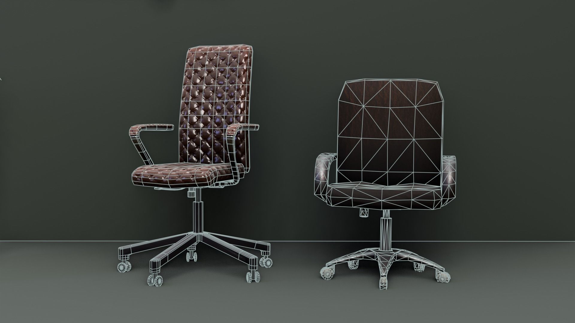 Scifi Monitors Dirty Props Low-poly 3D model_26