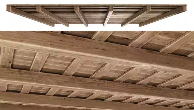 Wooden Ceiling V5 