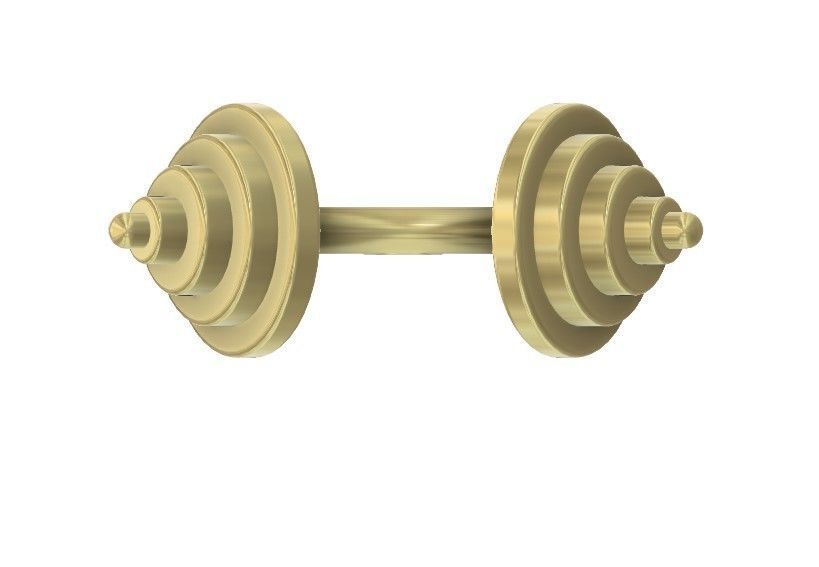 Pendant Dumbbells Free 3D print model_3