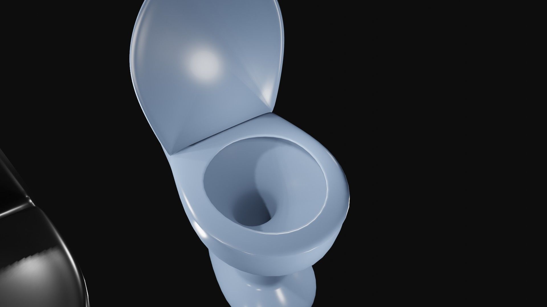 Toilets three Low-poly 3D model_7