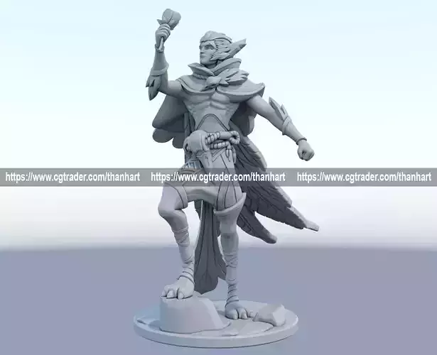 rakan League of Legends 3D print model 3D print model