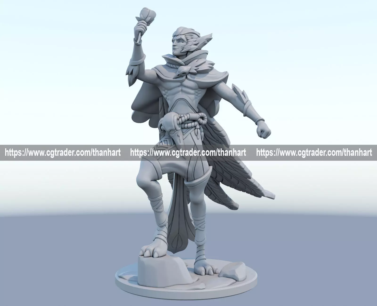 rakan League of Legends 3D print model 3D print model