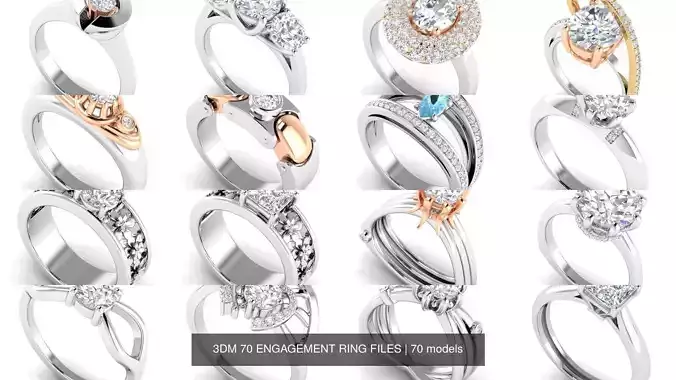 3DM 70 ENGAGEMENT RING FILES