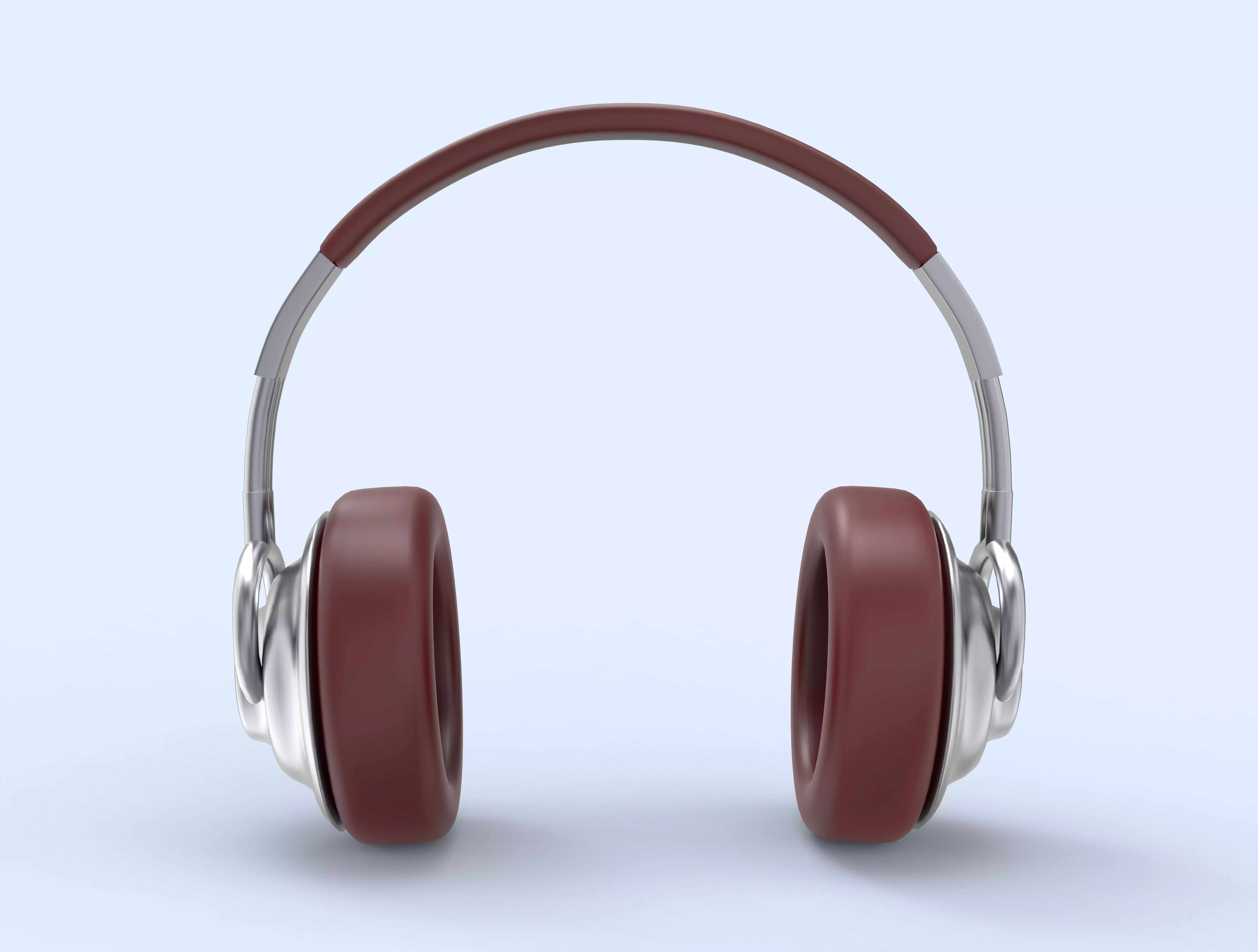 Headphone pair of headphones Low-poly 3D model