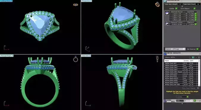 ACJ-067 engagement ring