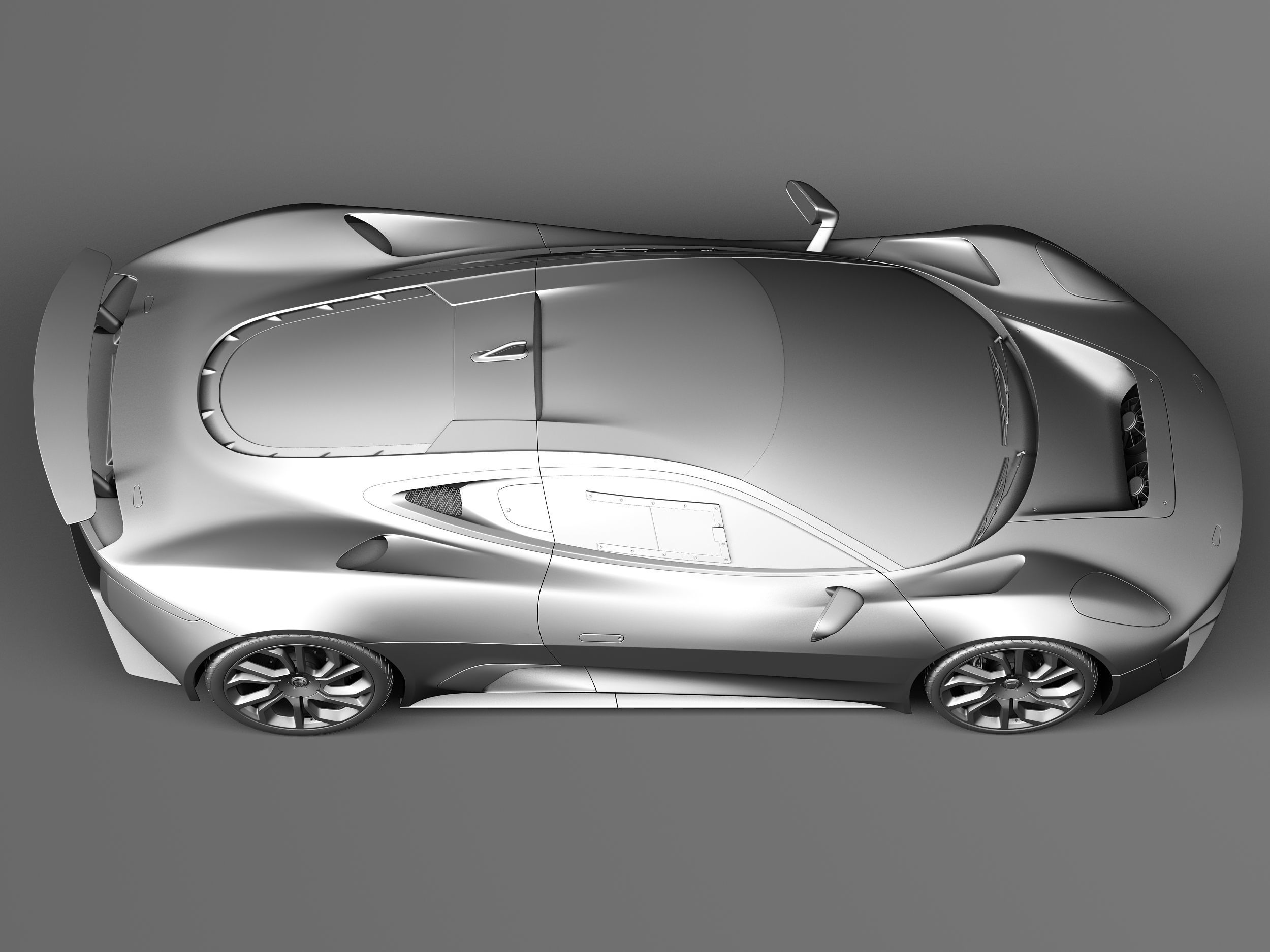 Jaguar C-X75 2014 3D model_15