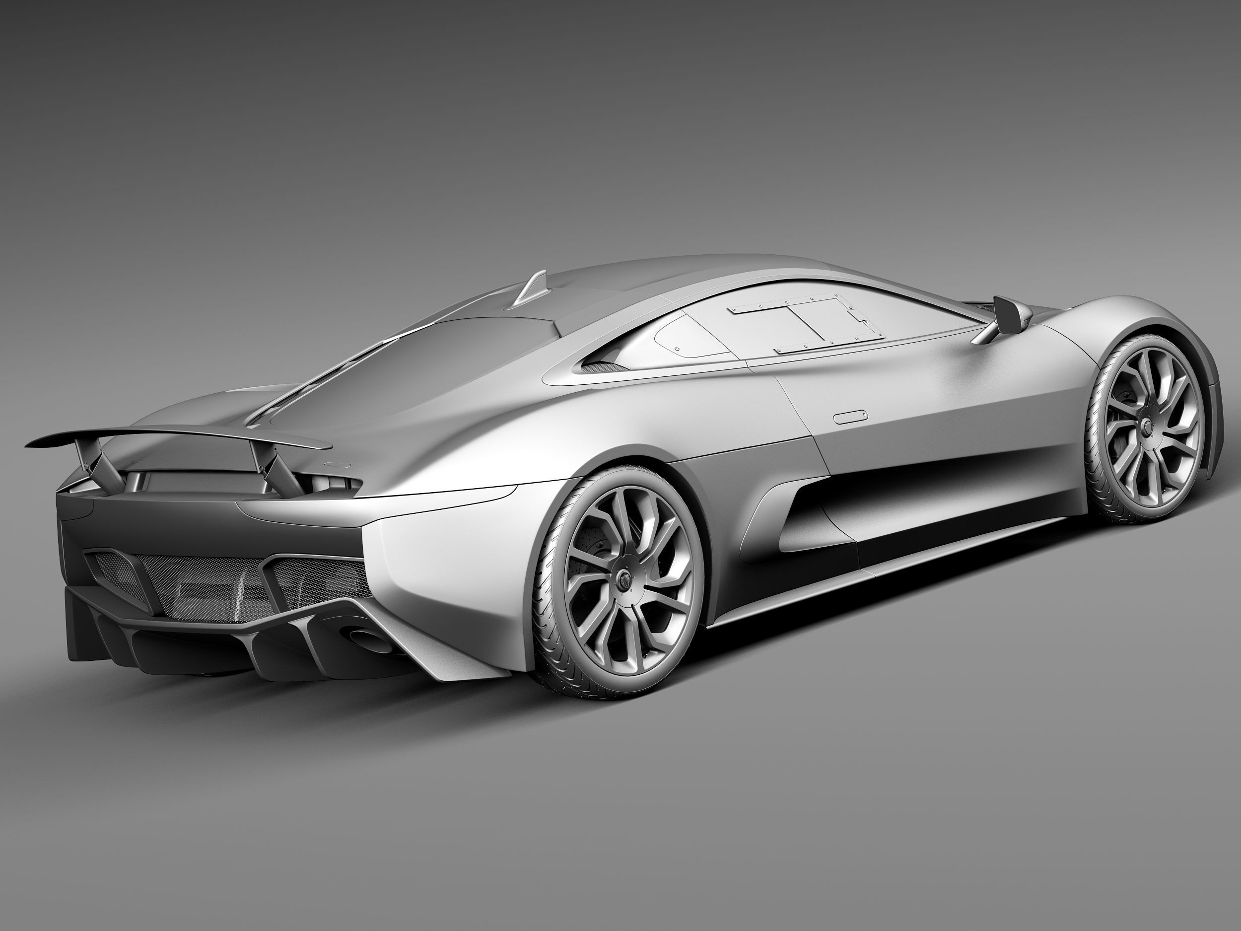 Jaguar C-X75 2014 3D model_12