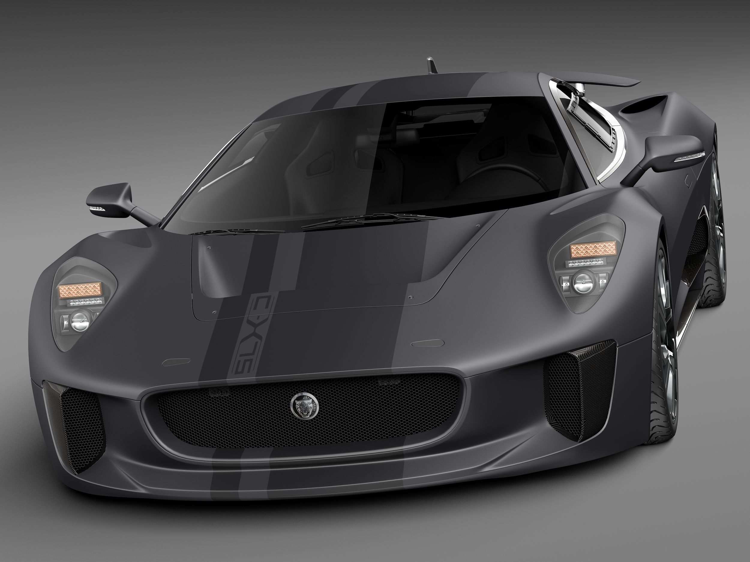 Jaguar C-X75 2014 3D model_1