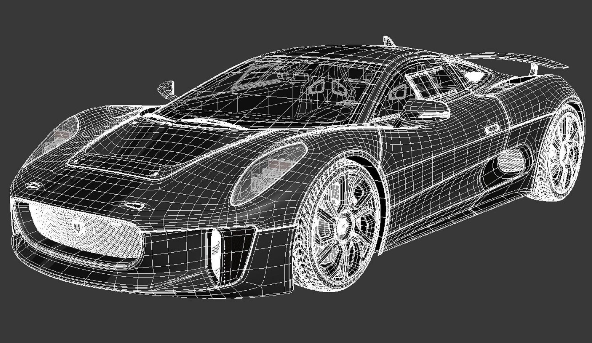Jaguar C-X75 2014 3D model_16