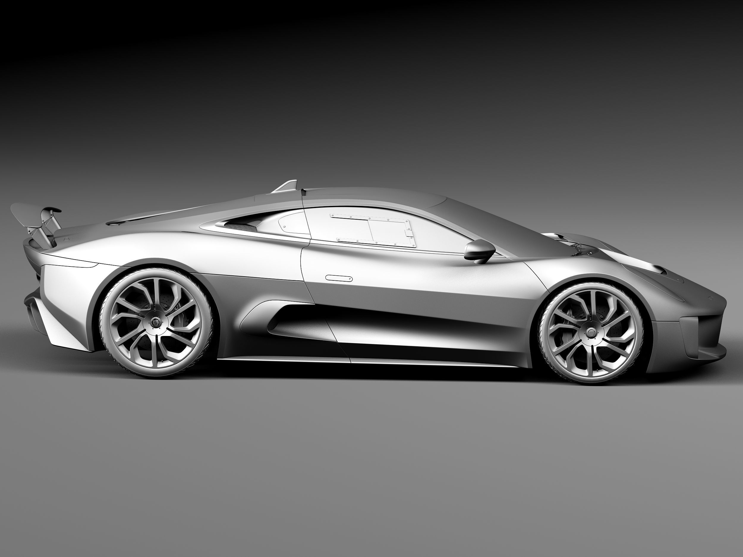 Jaguar C-X75 2014 3D model_14