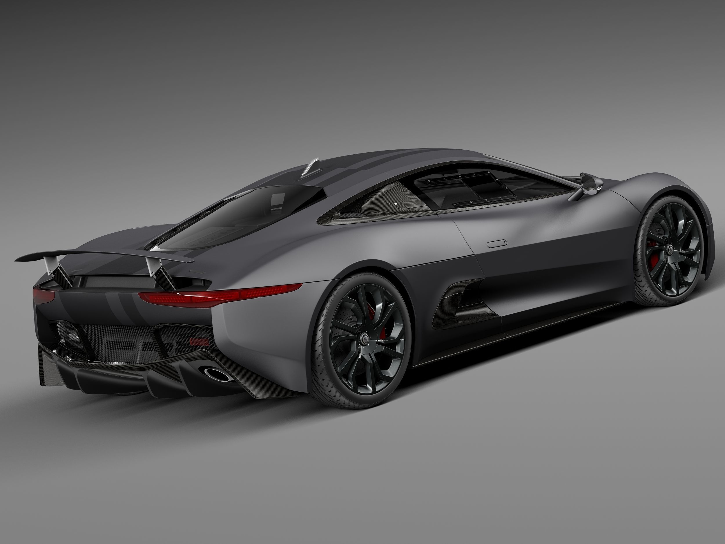 Jaguar C-X75 2014 3D model_4
