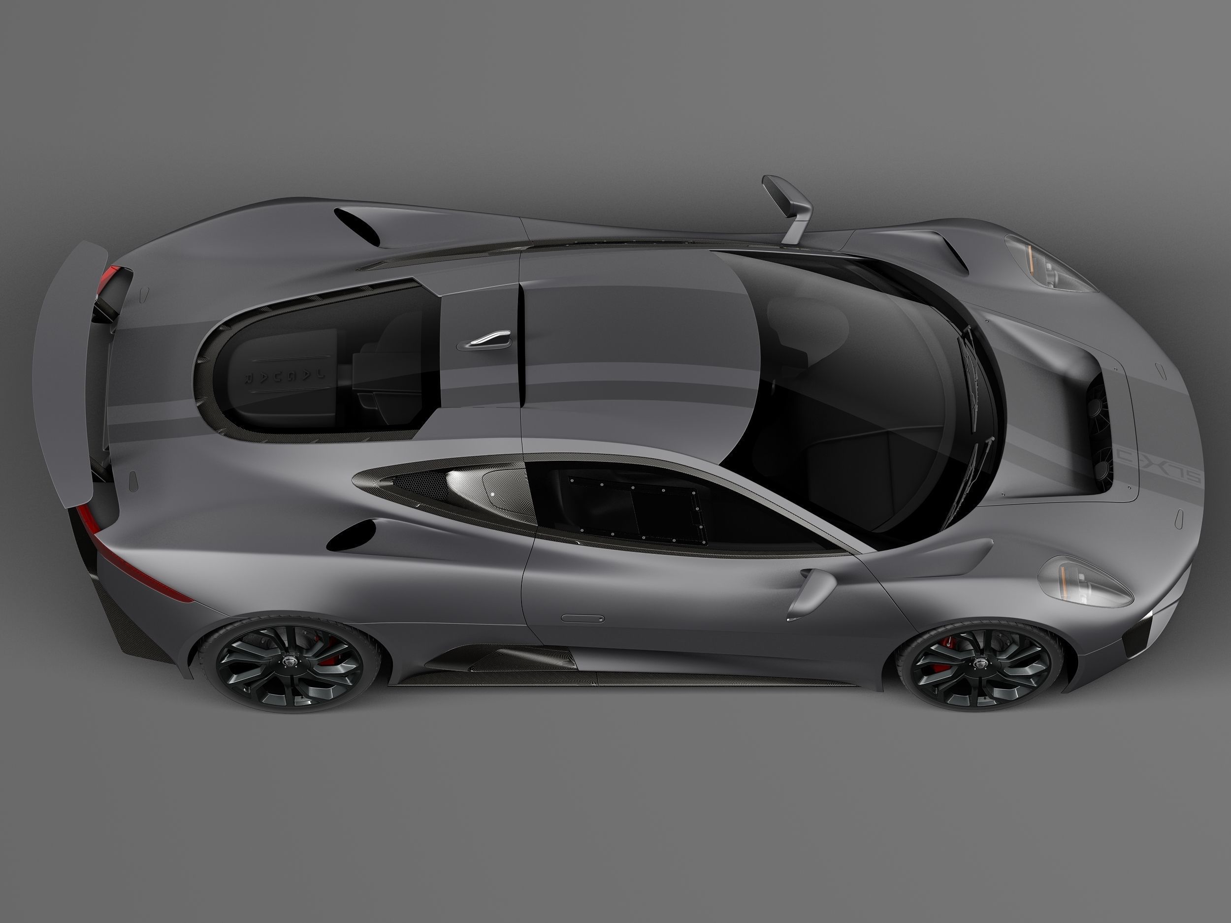 Jaguar C-X75 2014 3D model_7