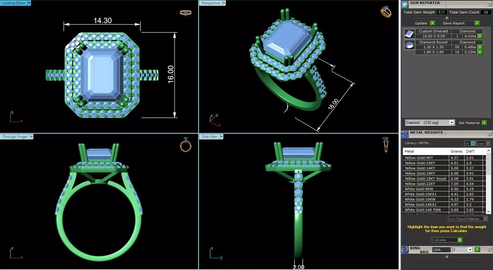 ACJ-052 engagement ring 3D print model_0