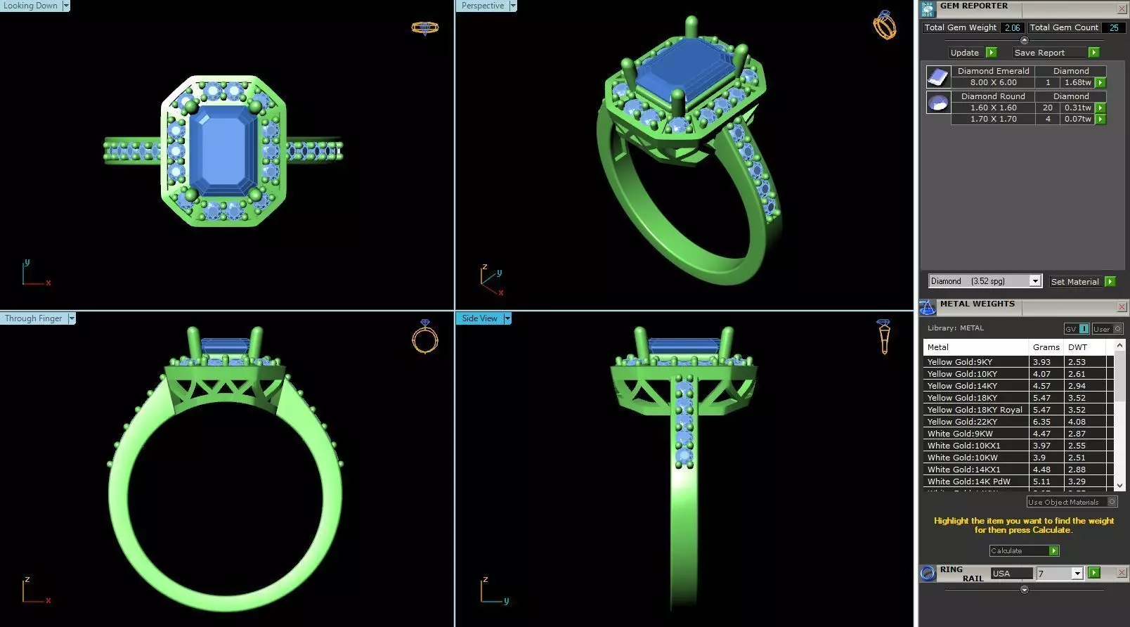 ACJ-050 engagement ring 3D print model_0