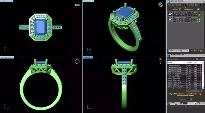 ACJ-050 engagement ring