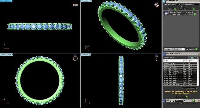 BCJ-087 process of making ring 3D print model