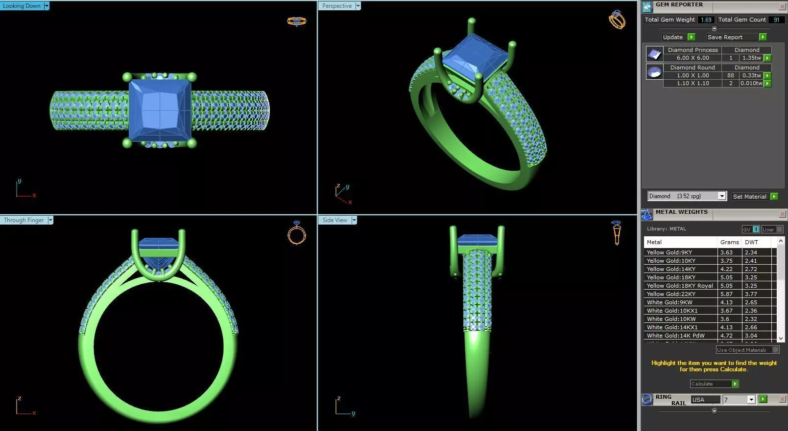 ACJ-047 engagement ring 3D print model_0
