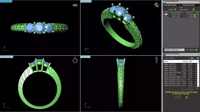 BCJ-082 engagement ring