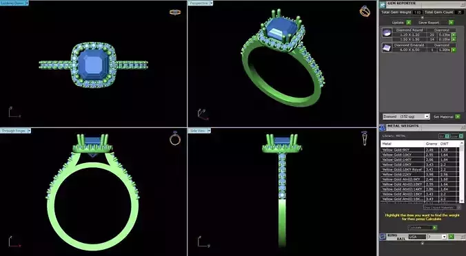 ACJ-040 engagement ring