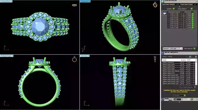BCJ-071 engagement ring