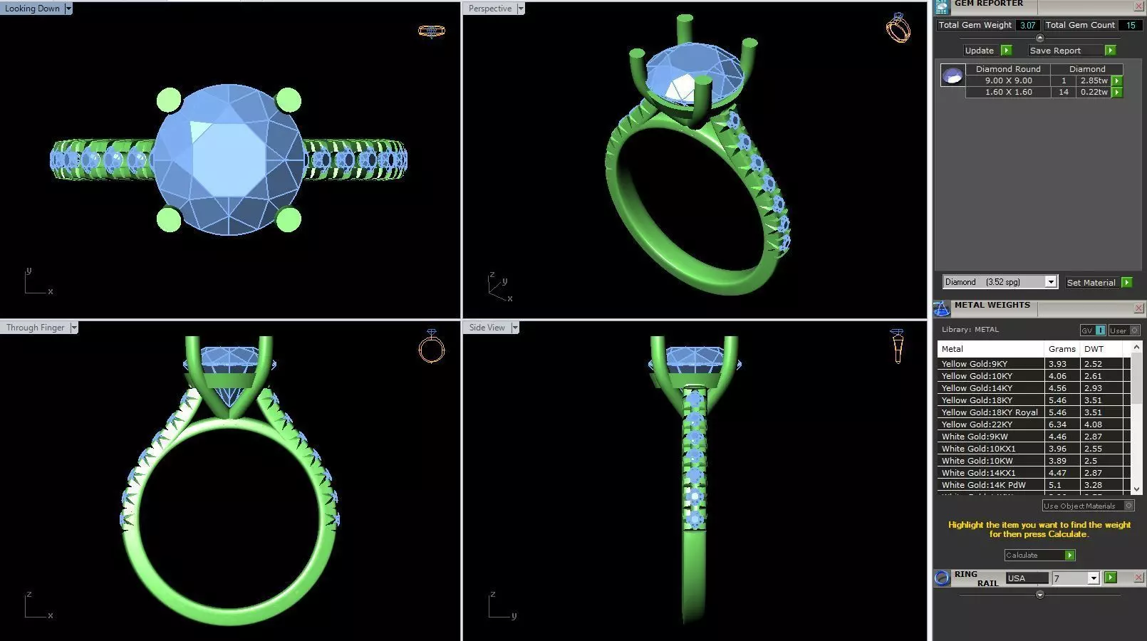 BCJ-065 engagement ring 3D print model_0