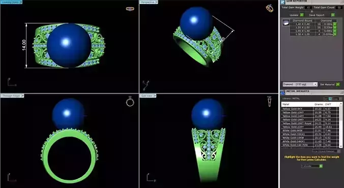 ACJ-030 ring with ring