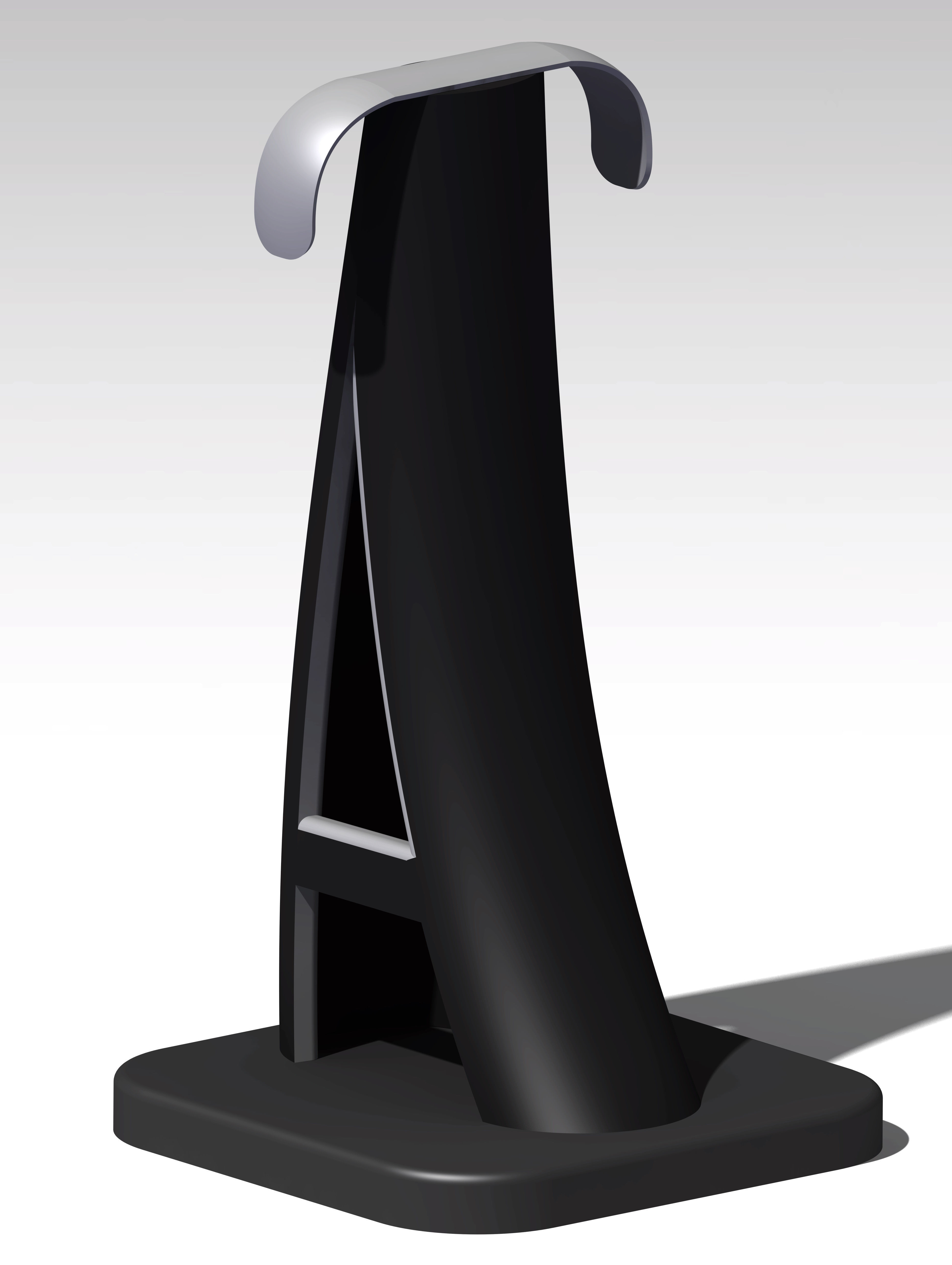 Headphones Stand 3D print model_1