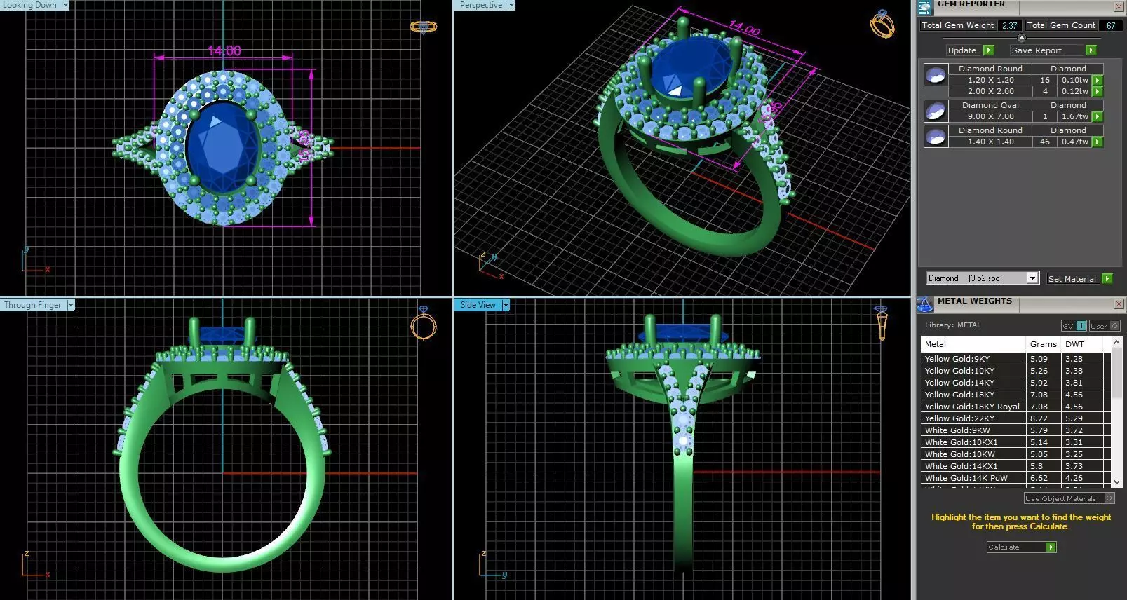 ACJ-021 engagement ring 3D print model_0