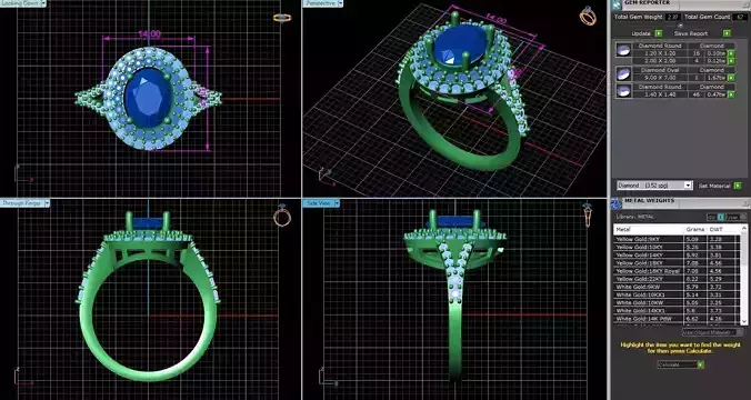 ACJ-021 engagement ring