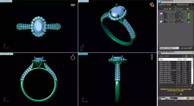 ACJ-007 engagement ring