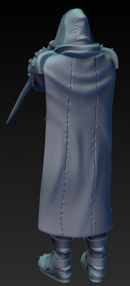 Rogue Miniature 3D print model_2