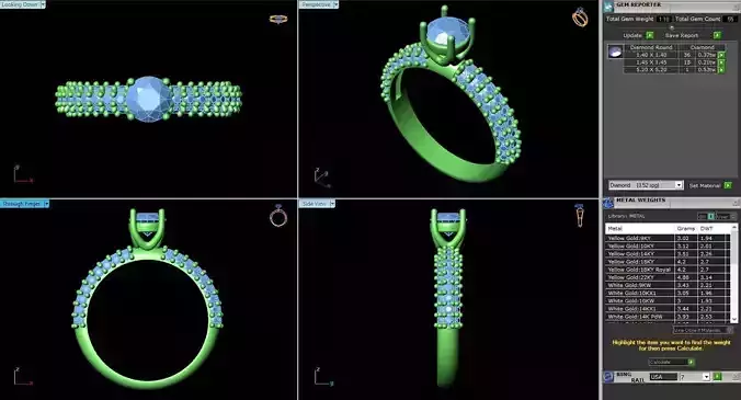 ACJ-005 engagement ring