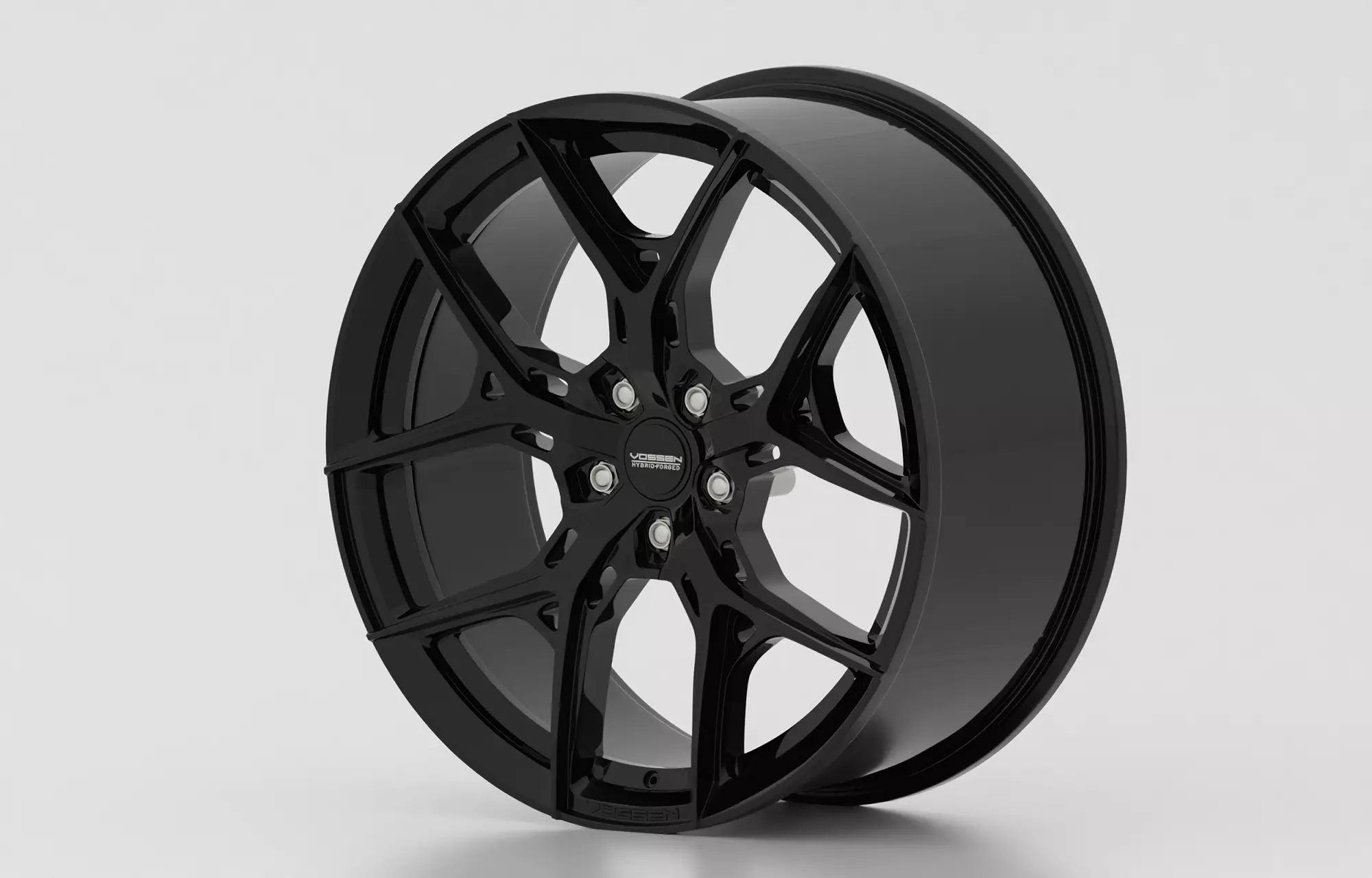 Vossen HF-5 Rims Low-poly 3D model