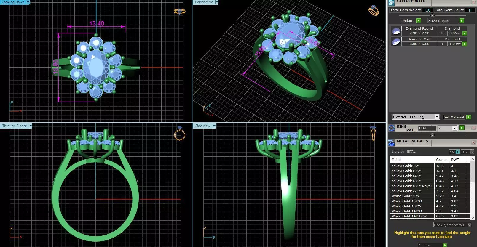 BCJ-038 ring with design 3D print model_0