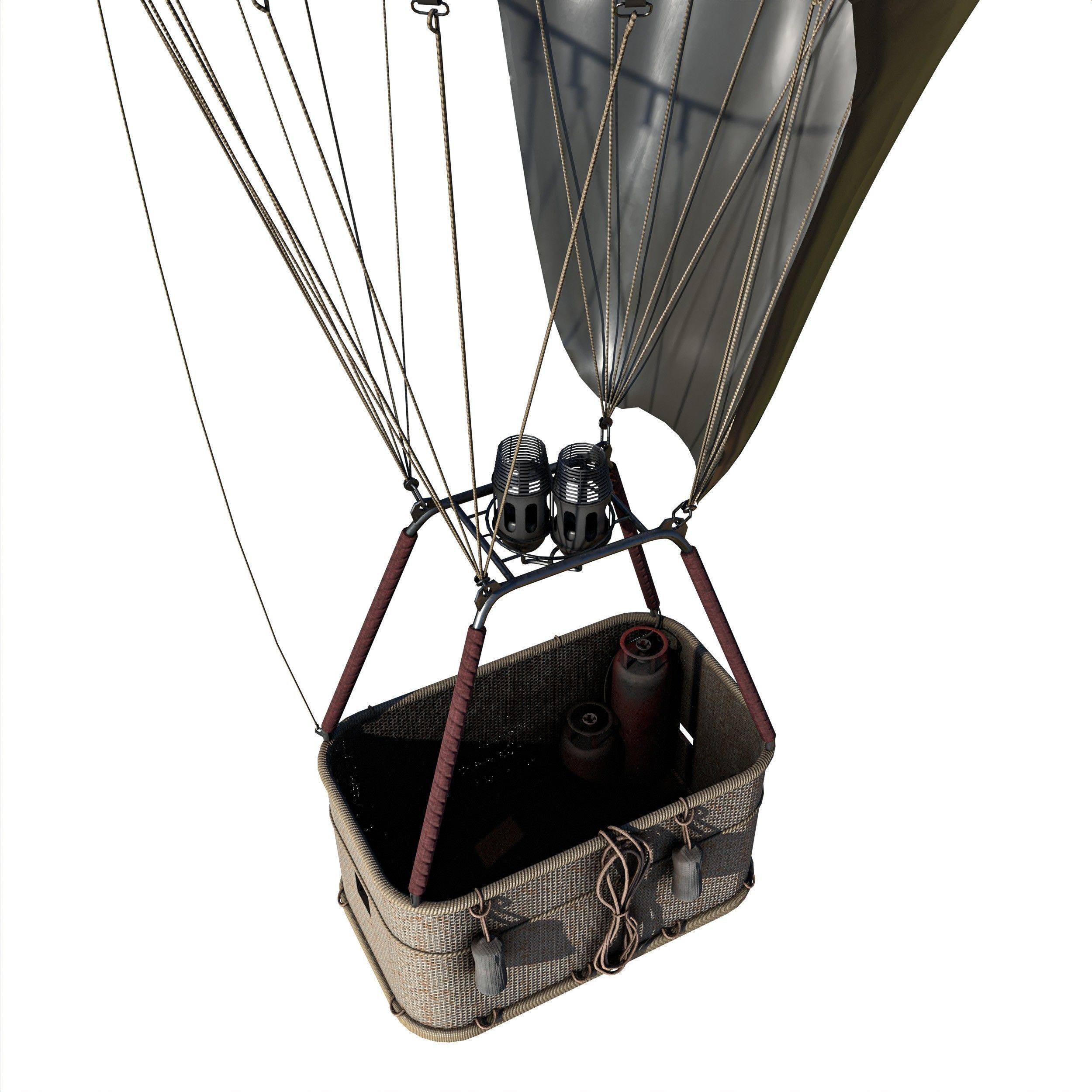 Hot Air Balloons    Low-poly 3D model_9