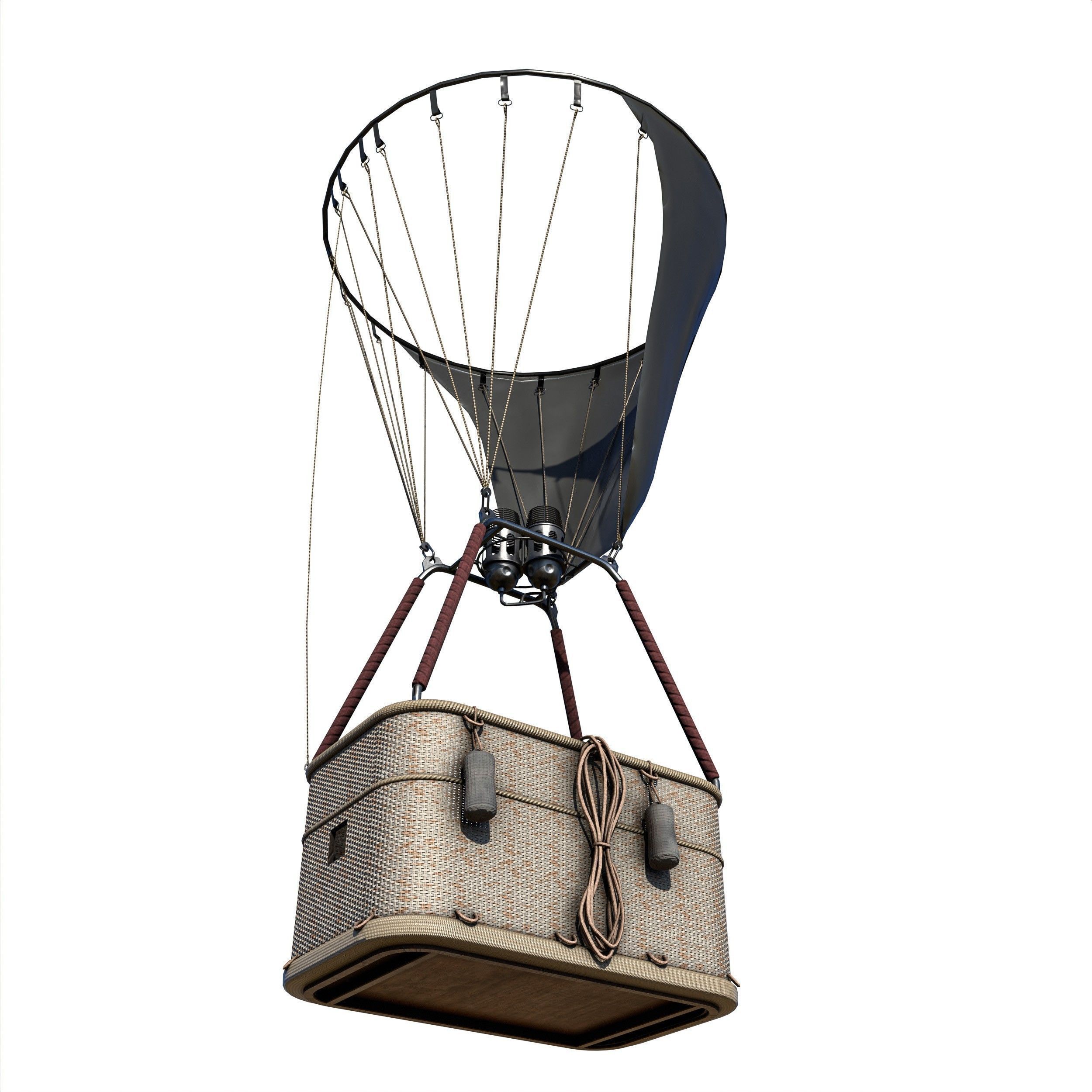 Hot Air Balloons    Low-poly 3D model_5