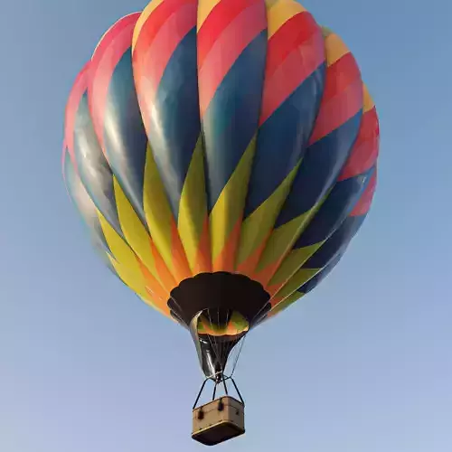 Hot Air Balloons    Low-poly 3D model