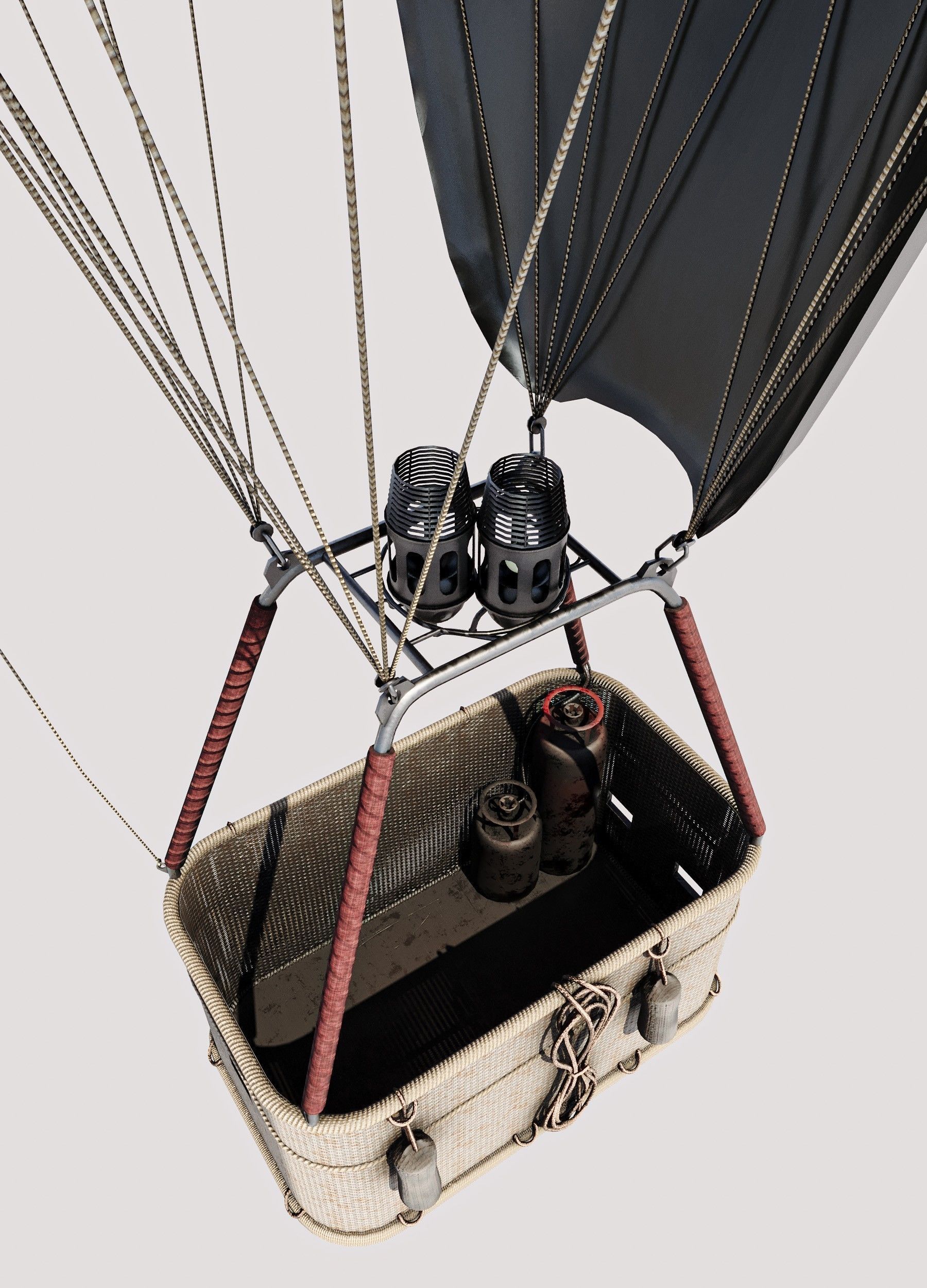 Hot Air Balloons    Low-poly 3D model_7