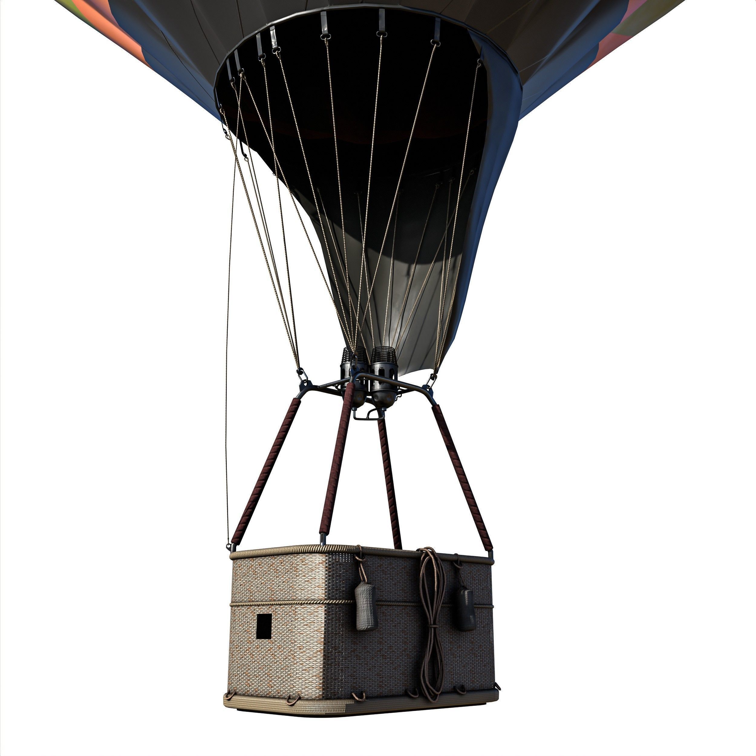 Hot Air Balloons    Low-poly 3D model_15