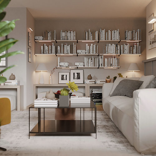 New York Apartment 3Dmax model 3D model 3D model 7
