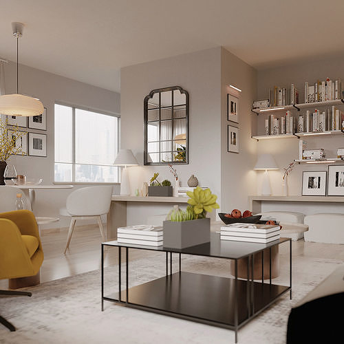 New York Apartment 3Dmax model 3D model 3D model 6