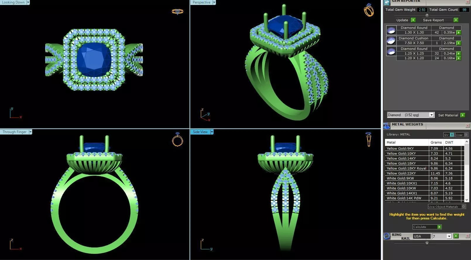 BCJ-023 engagement ring 3D print model_0