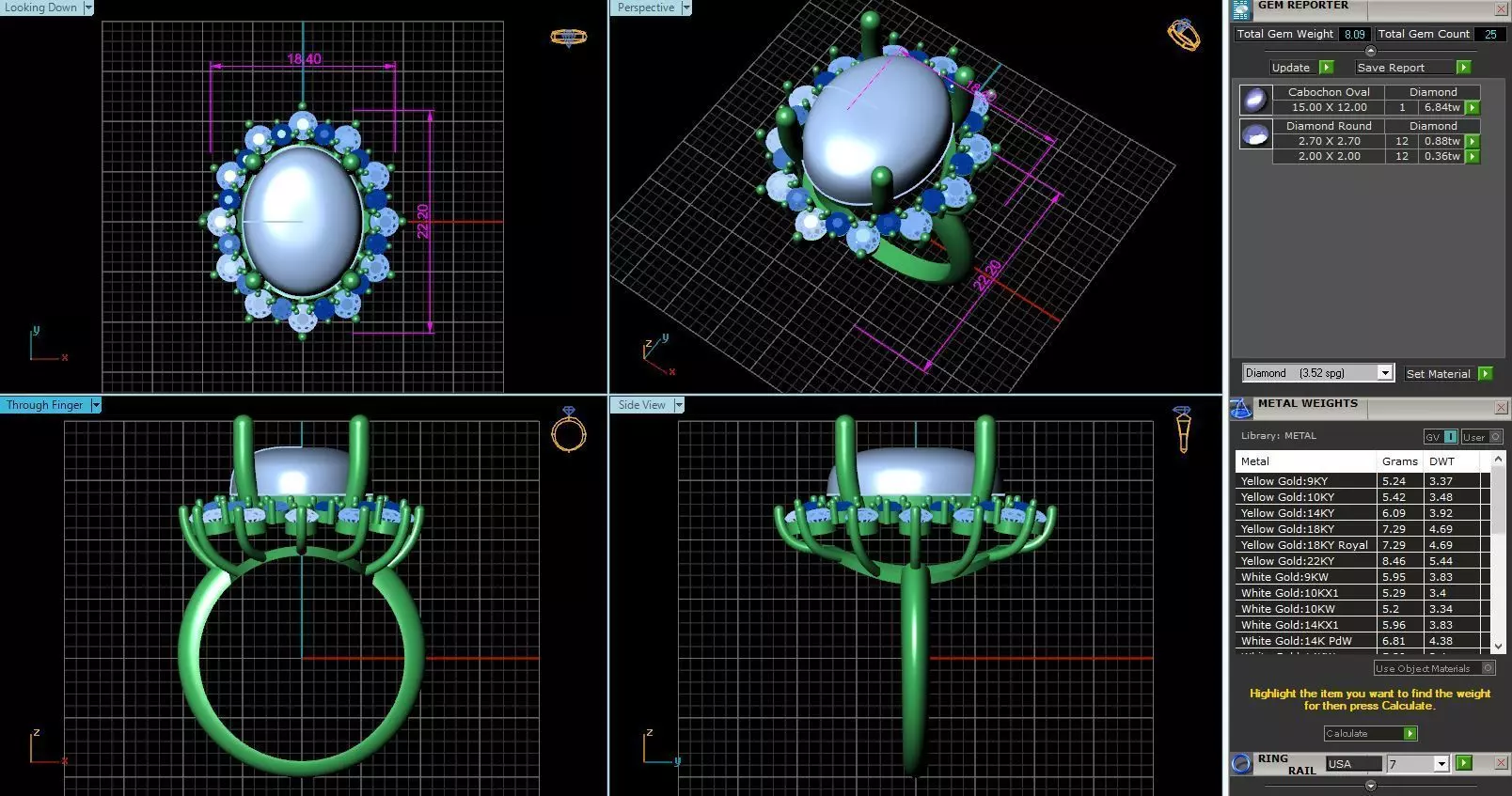 BCJ-022 ring with diamonds and gemstones 3D print model_0