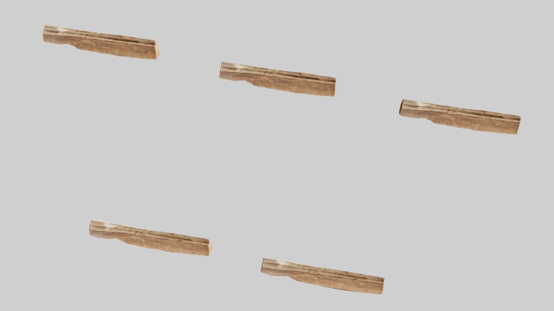PSWooden007 scanned Wood chip Low-poly 3D model_5