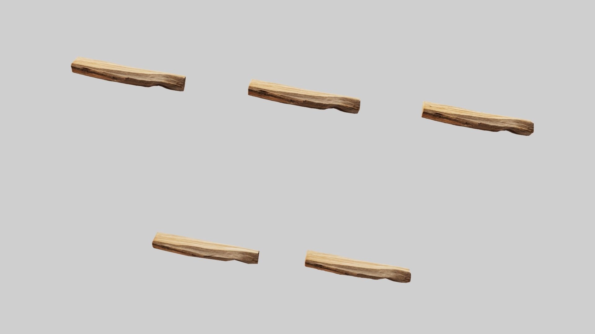 PSWooden007 scanned Wood chip Low-poly 3D model_6